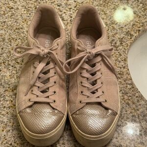 Gola Beige and Gold Women's Sneakers